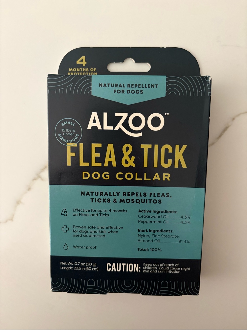 New Alzoo Natural Repellent for Dogs Flea and Tick Dog Collar